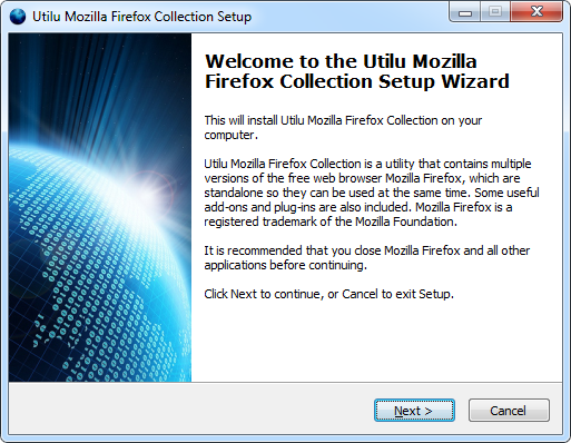 Обслуживает Настройка Mozilla Firefox Collection: Добро пожаловать